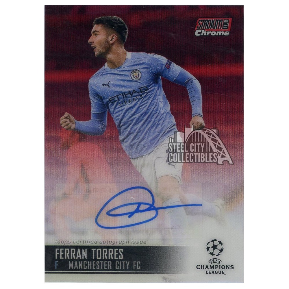 Ferran Torres 2020-21 Topps Stadium Club Chrome UEFA