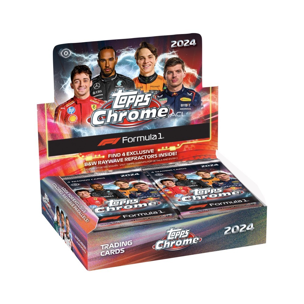 2024 Topps Chrome Formula 1 F1 Racing Qualifying Lap Box | Steel