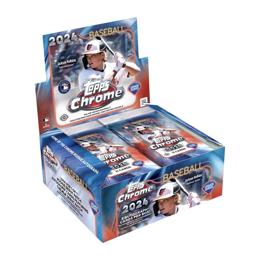 2024 Topps Chrome Update Series Baseball Jumbo Hobby Box Steel City