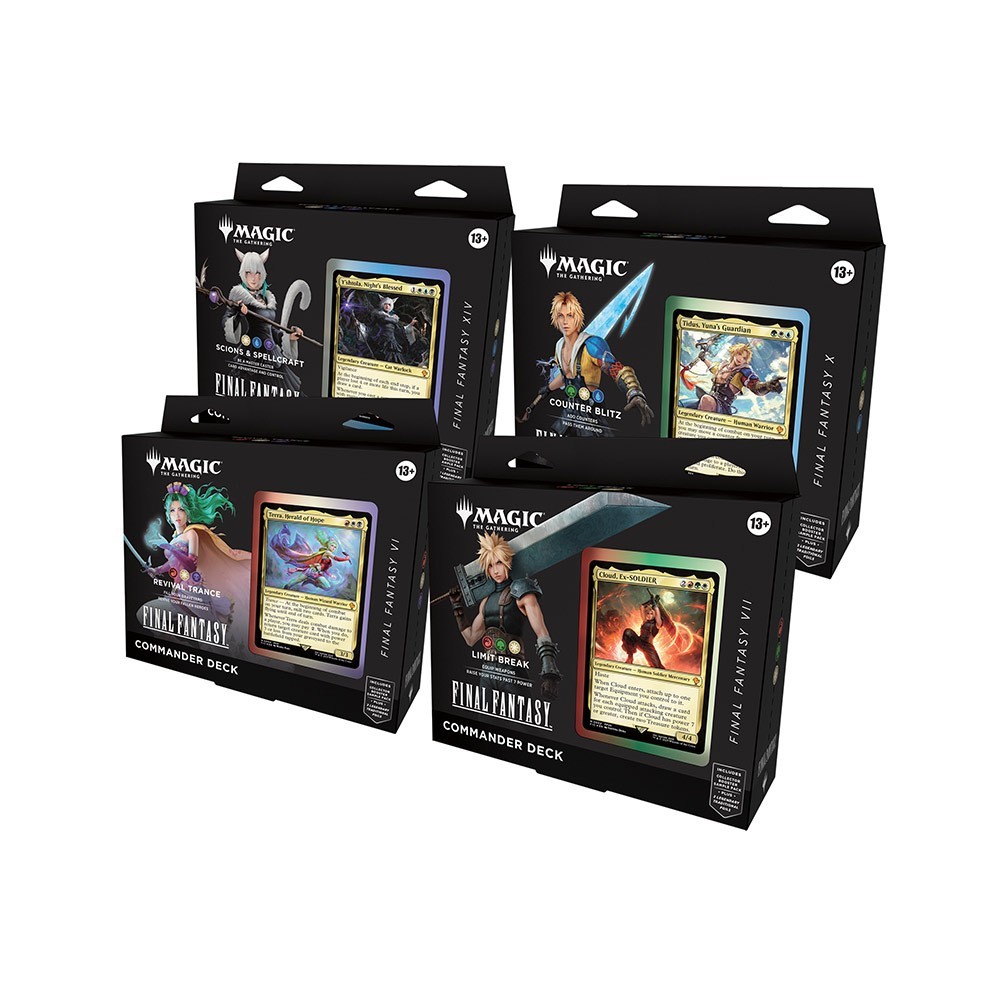 Magic the Gathering Final Fantasy Commander Deck Case