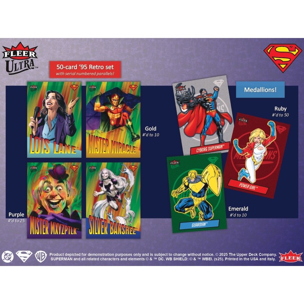 2025 Upper Deck Fleer Ultra Superman Hobby Box | Steel City