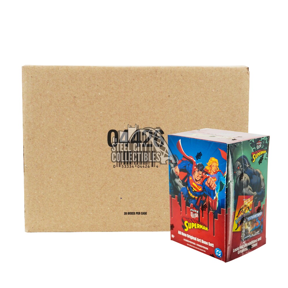 2025 Upper Deck Fleer Ultra Superman Blaster 20-Box Case | Steel