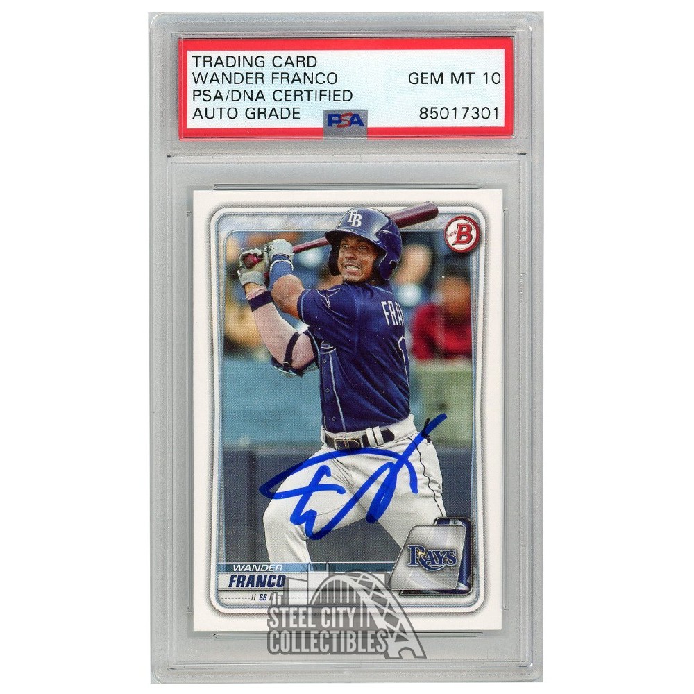 Wander Franco 2020 Bowman Autograph Card #BP-1 PSA/DNA 10
