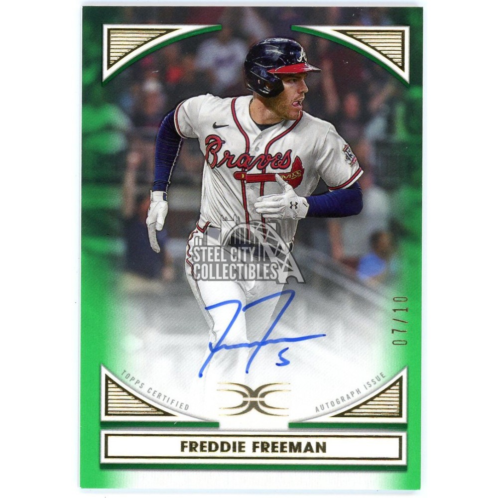 Freddie Freeman 2022 Topps Definitive Green Defining Images