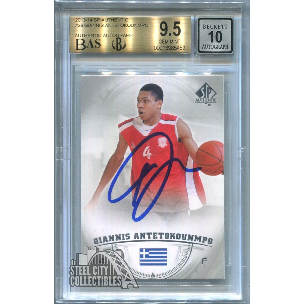 Giannis Antetokounmpo 2013-14 SP Authentic Rookie Auto Card #36