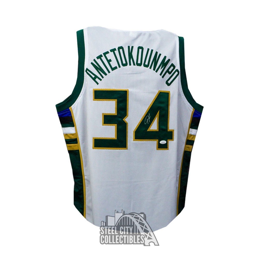 white giannis antetokounmpo jersey