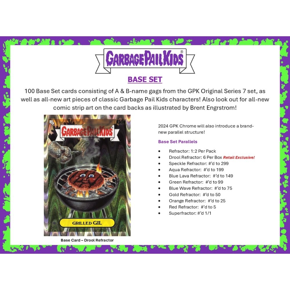 2024 Topps Garbage Pail Kids Chrome Blaster Box | Steel City