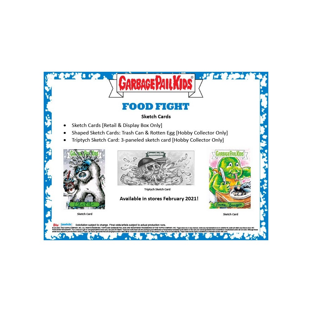 2021 Topps Garbage Pail Kids Food Fight! Collector Edition Box 2021 Topps Garbage Pail Kids Food Fight! Collector Edition Box