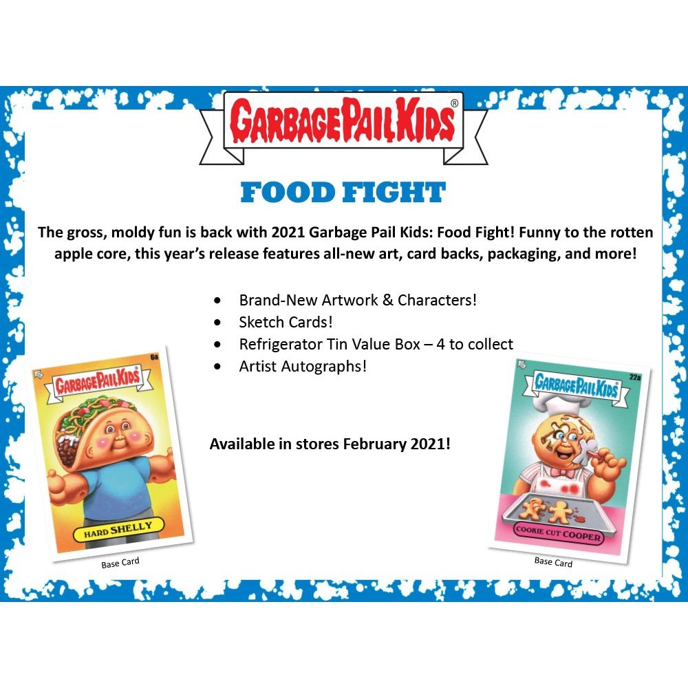 2021 Garbage Pail Kids Food Fight Wacky Packages Relic #WP-G GADZOOKA /199 