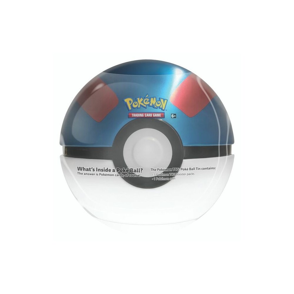ULTRA BALL Pokemon 2020 Collectors Poke Ball Tin 3 packs & 1 Coin 