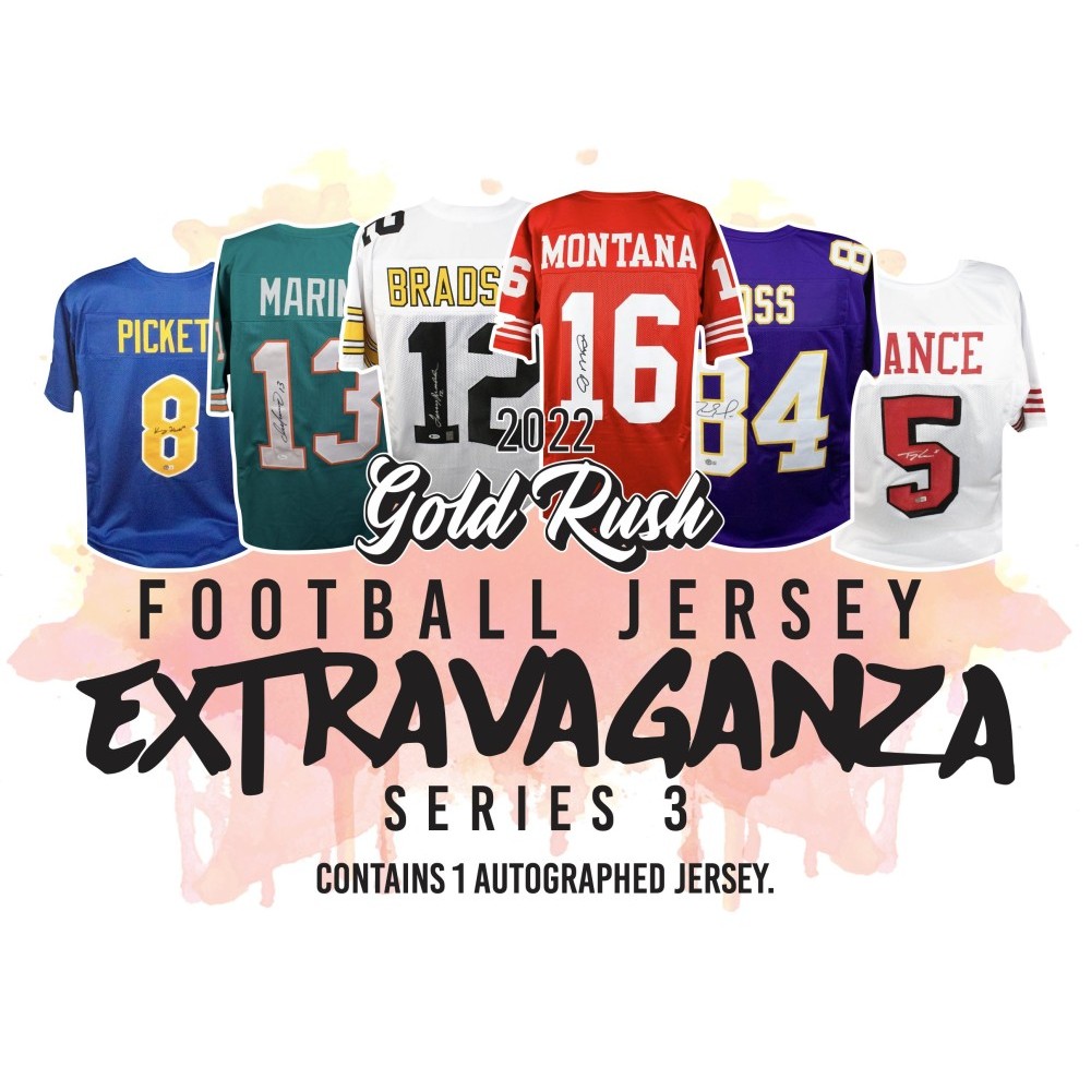 2022 Gold Rush Extravaganza Football Jersey Edition Series 3 Box