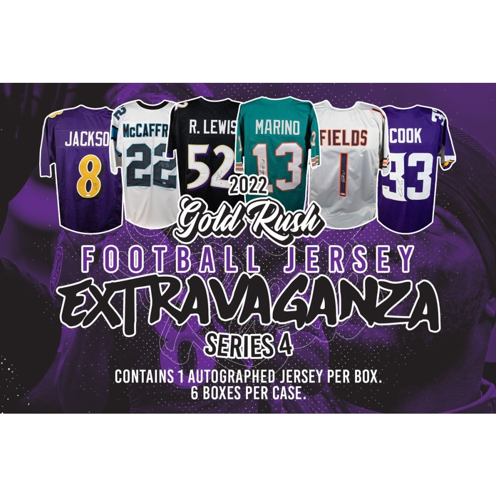 2022 Gold Rush Extravaganza Football Jersey Edition Series 4 Box