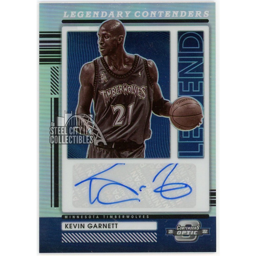 Kevin Garnett 2021-22 Panini Contenders Optic Legendary Autograph