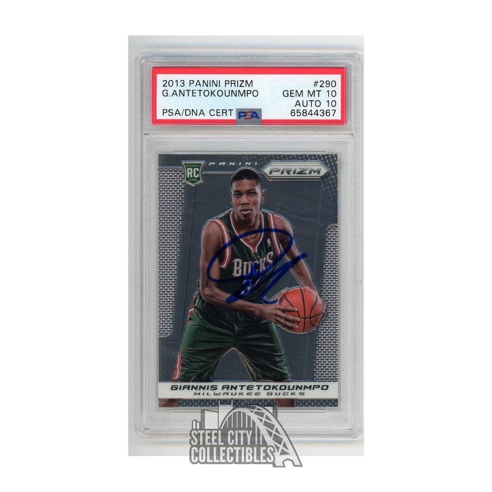 Giannis Antetokounmpo 201314 Panini Prizm Autograph Rookie Card 290