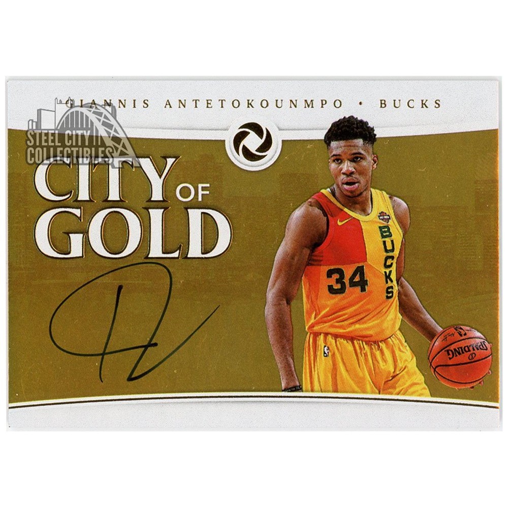 Giannis Antetokounmpo 2018-19 Panini Opulence City of Gold