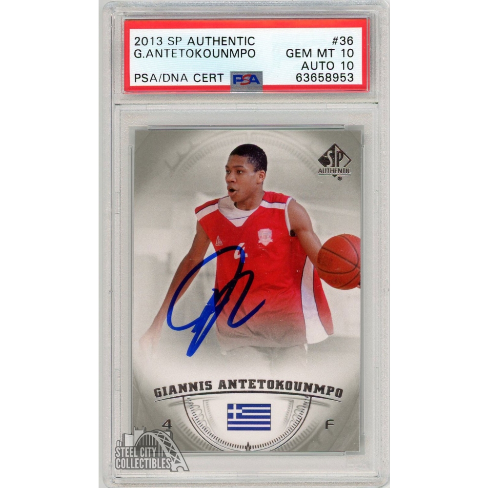 Giannis Antetokounmpo 2013-14 SP Authentic Rookie Autograph Card