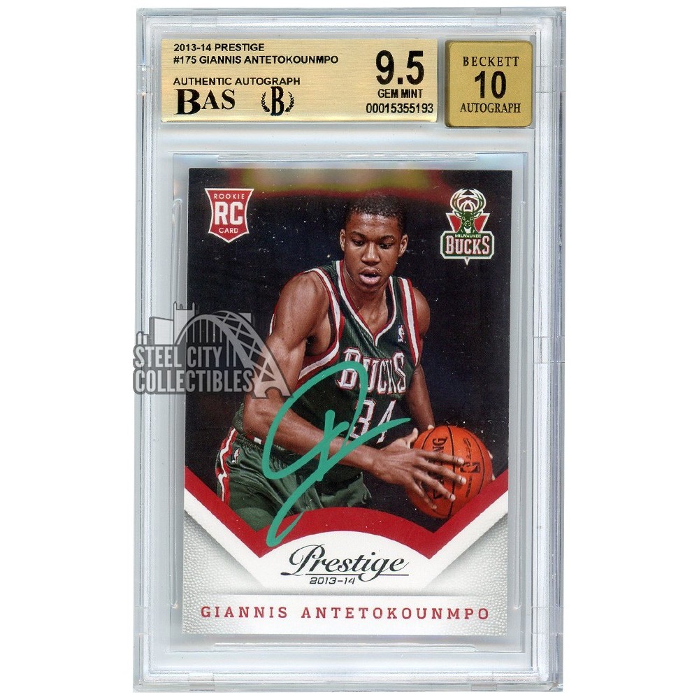 Giannis Antetokounmpo 2013-14 Panini Prestige Autograph Rookie
