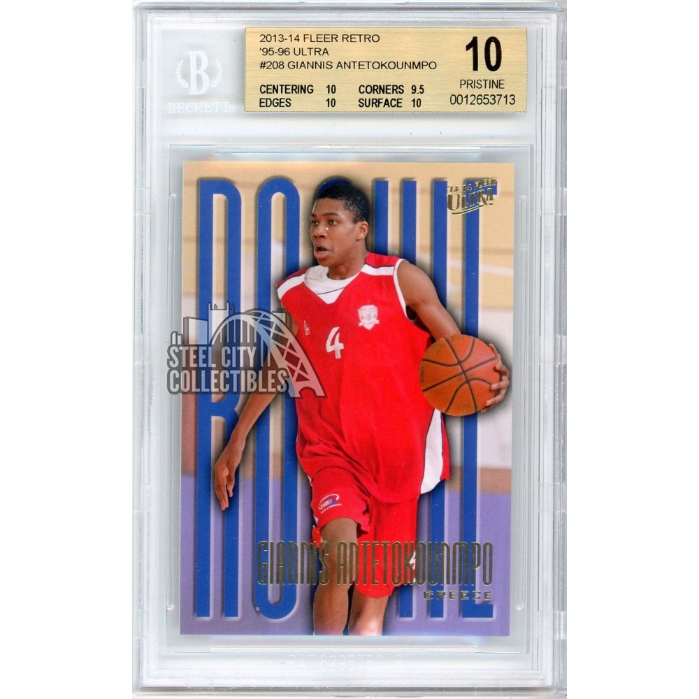 Giannis Antetokounmpo 2013-14 Fleer Retro 95-96 Ultra Rookie Card