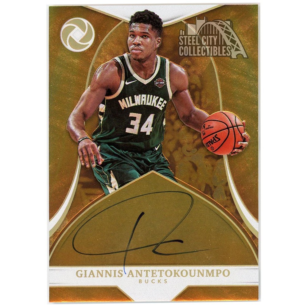 Giannis Antetokounmpo 2018-19 Panini Opulence Autograph Card #OA