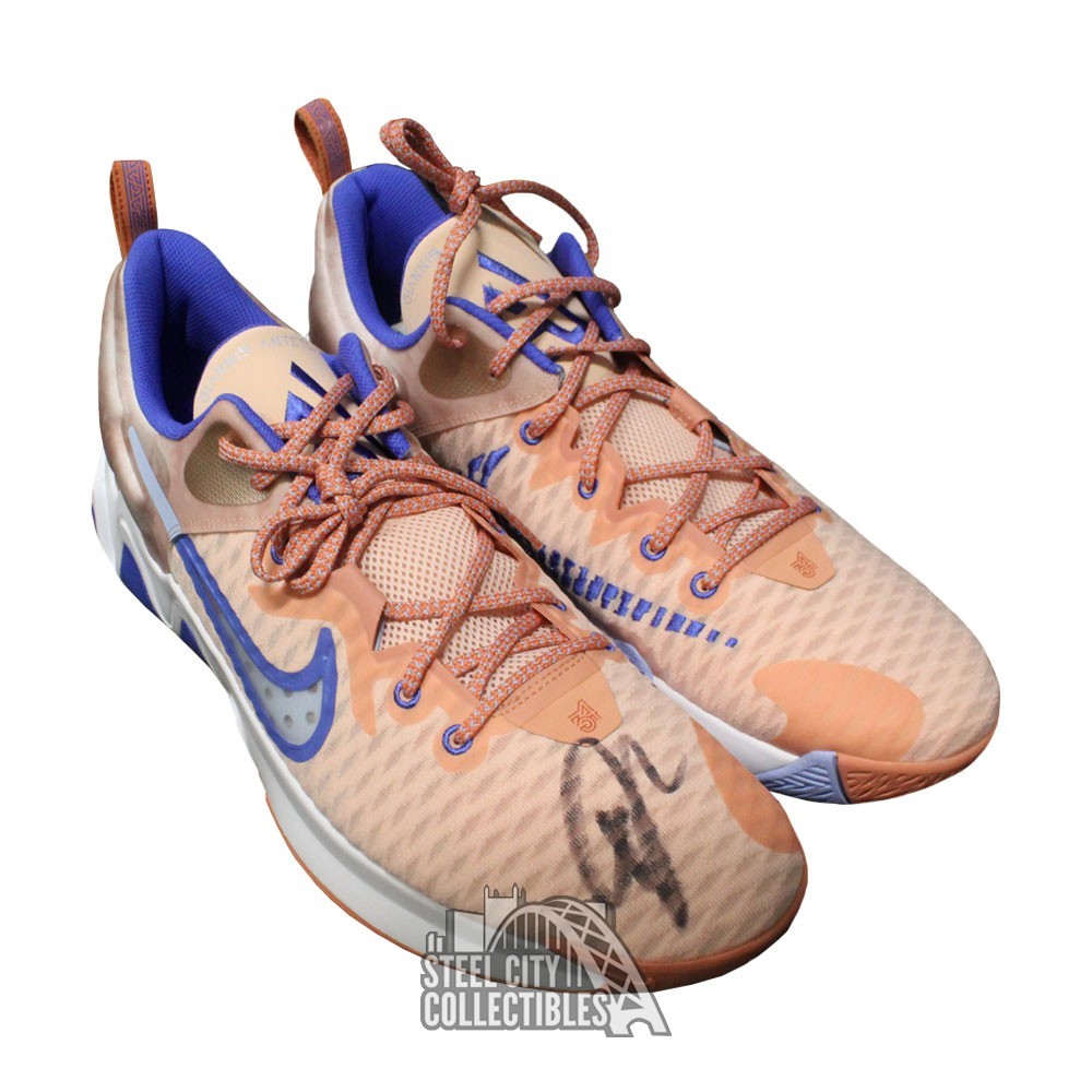 Giannis Antetokounmpo Autographed Nike Basketball Shoes BAS | Steel Collectibles