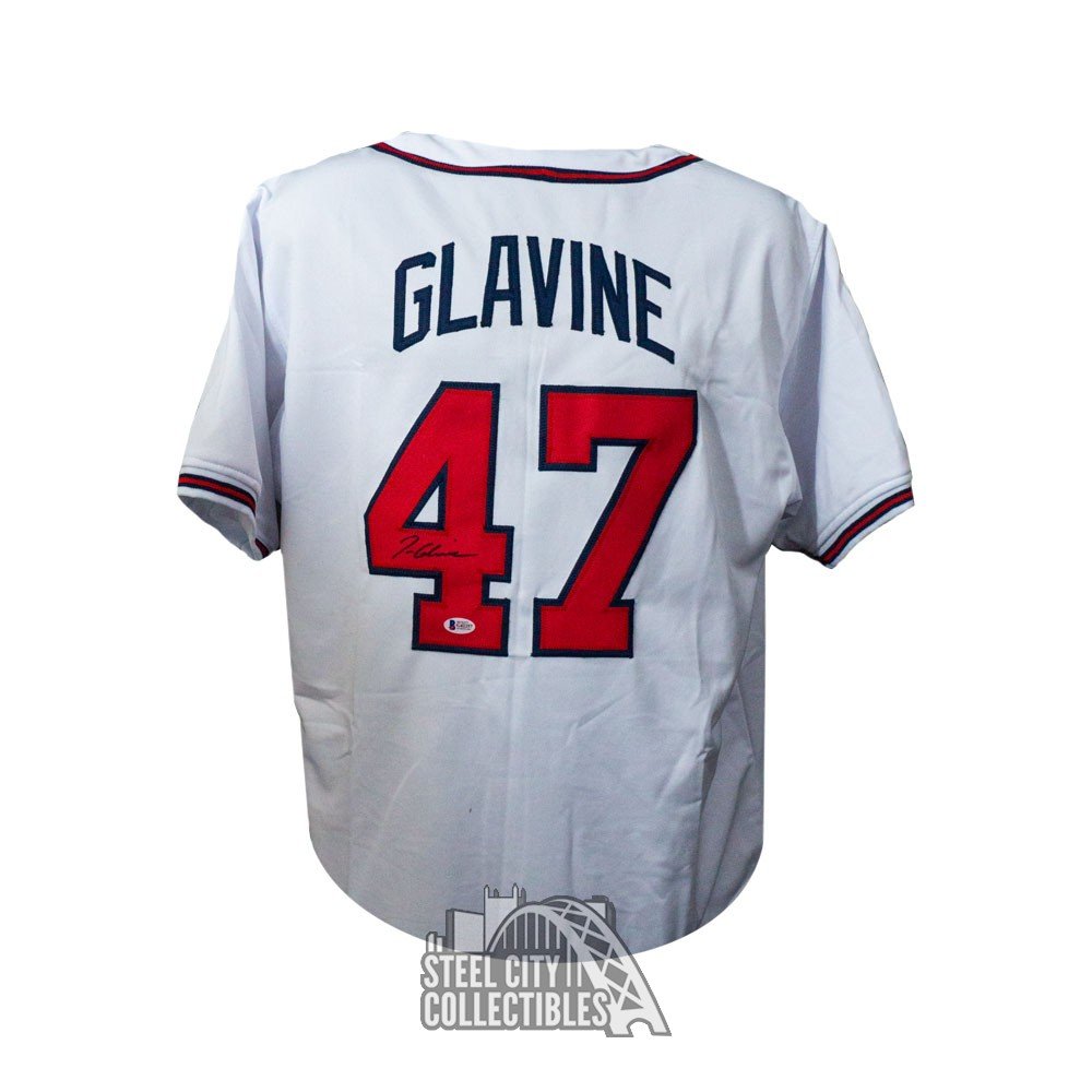 tom glavine autographed jersey