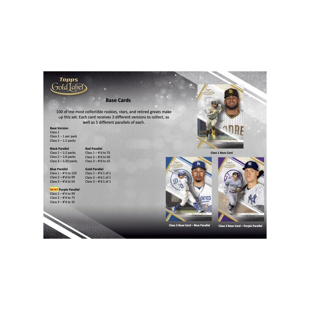 ゲームセンター・ゲームカード TOPPS Gold Label 2021 Topps Gold Label Baseball Hobby Box | Steel City