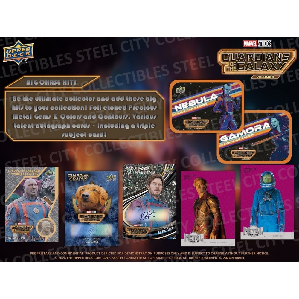 2024 Upper Deck Marvel Guardians of the Galaxy Volume 3 Hobby Box