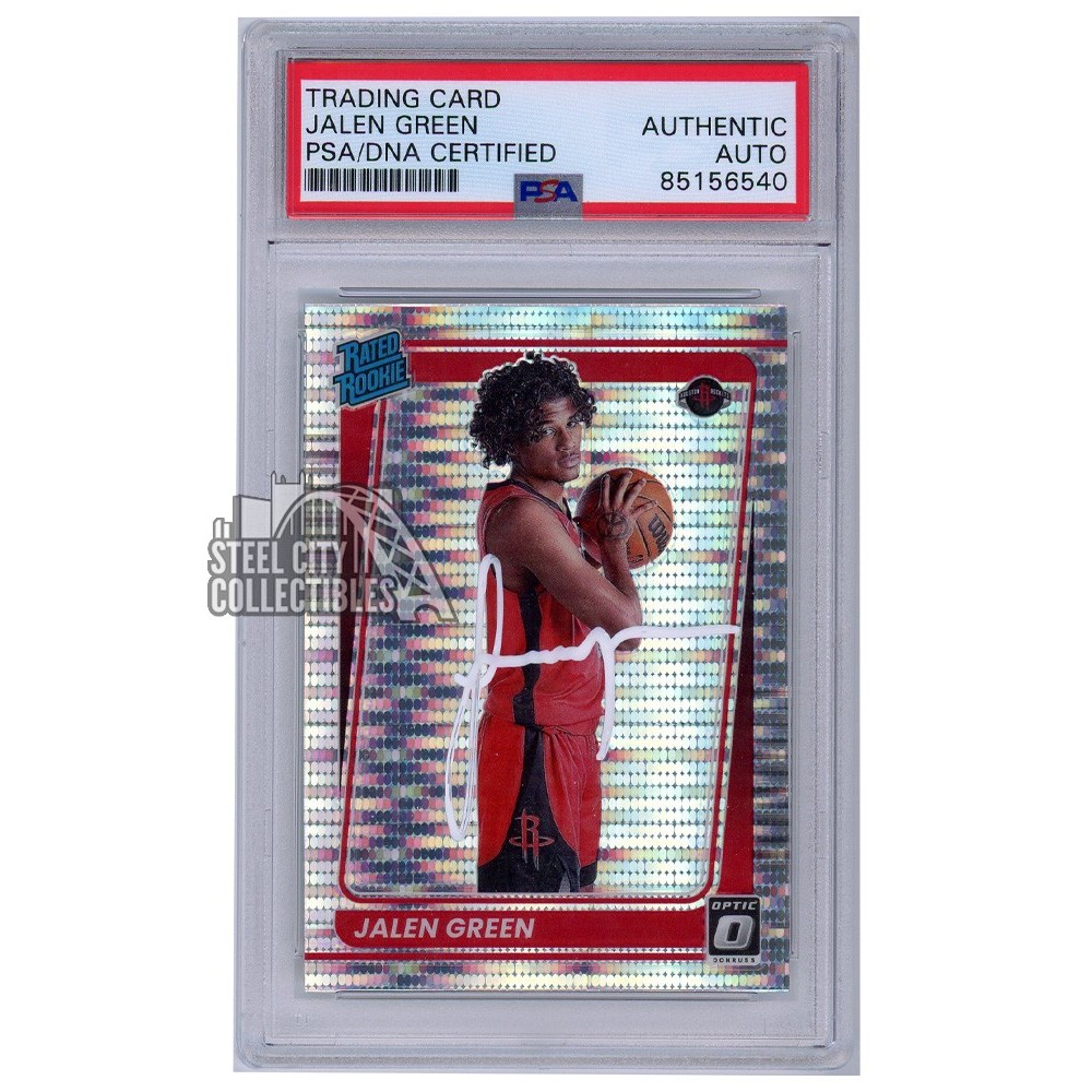 Jalen Green 2021-22 Panini Donruss Optic Fanatics Pulsar Rated