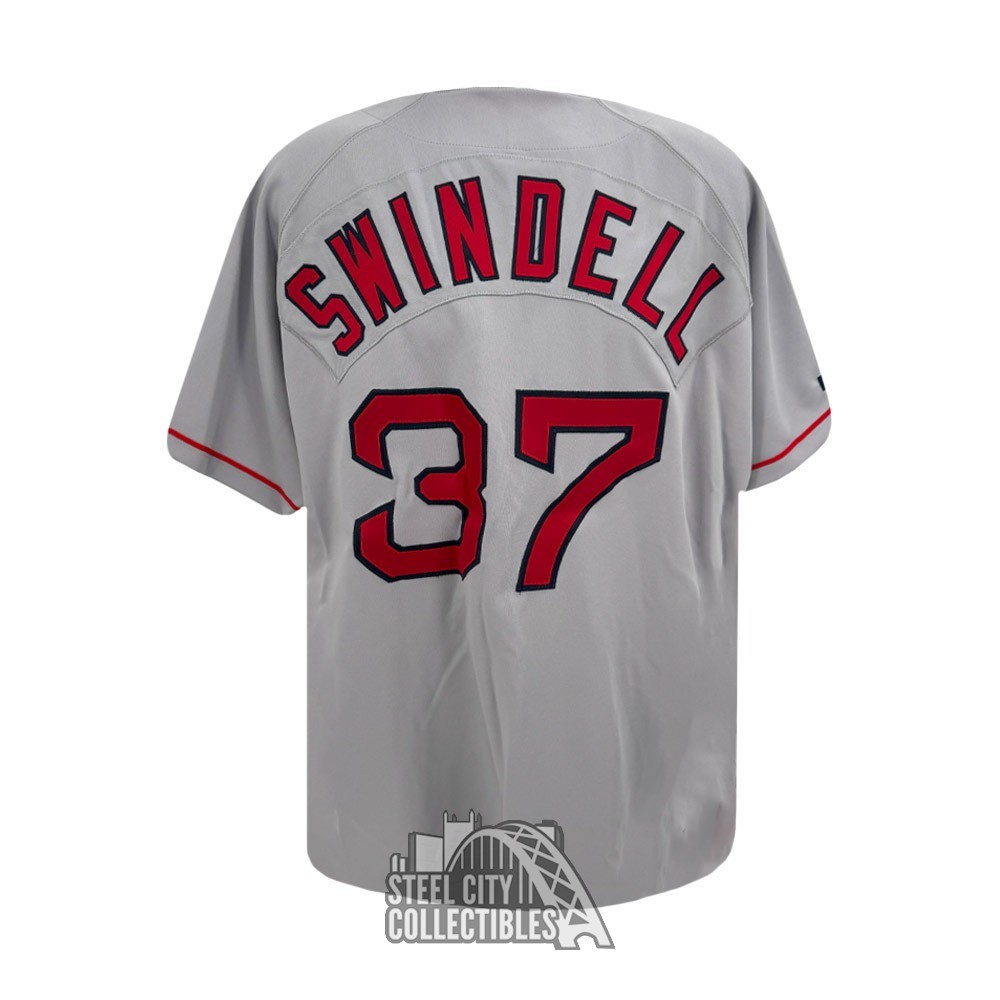 Greg Swindell Game Used Boston Red Sox 1998 Gray Road Baseball