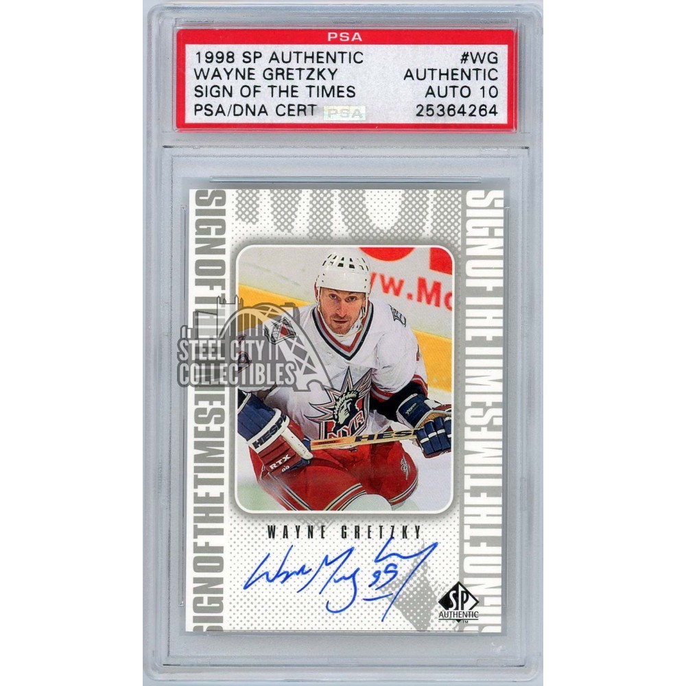 Wayne Gretzky 1998-99 Upper Deck SP Authentic Sign of the Times