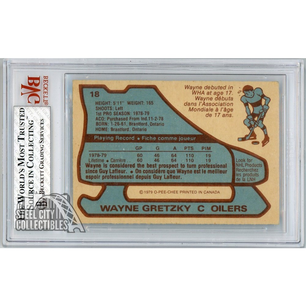 wayne gretzky graded rookie card Wayne Gretzky $3 Million Rookie Hockey Card Wall Art main image 1
