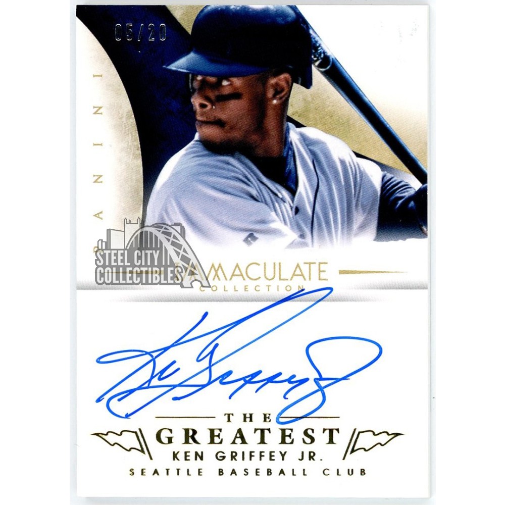 Ken Griffey Jr. 2014 Panini Immaculate The Greatest Autograph Card