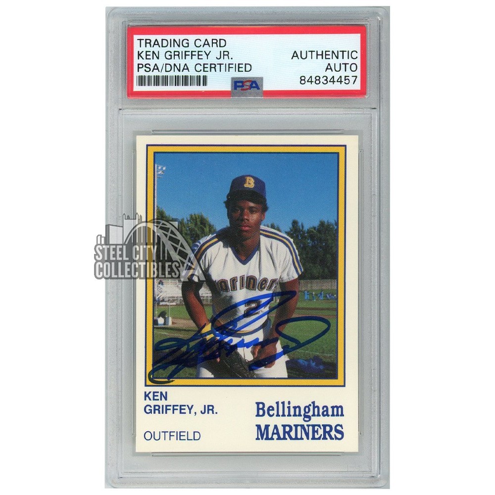 Ken Griffey Jr 1987 Bellingham Mariners Autograph Card 15 PSA/DNA