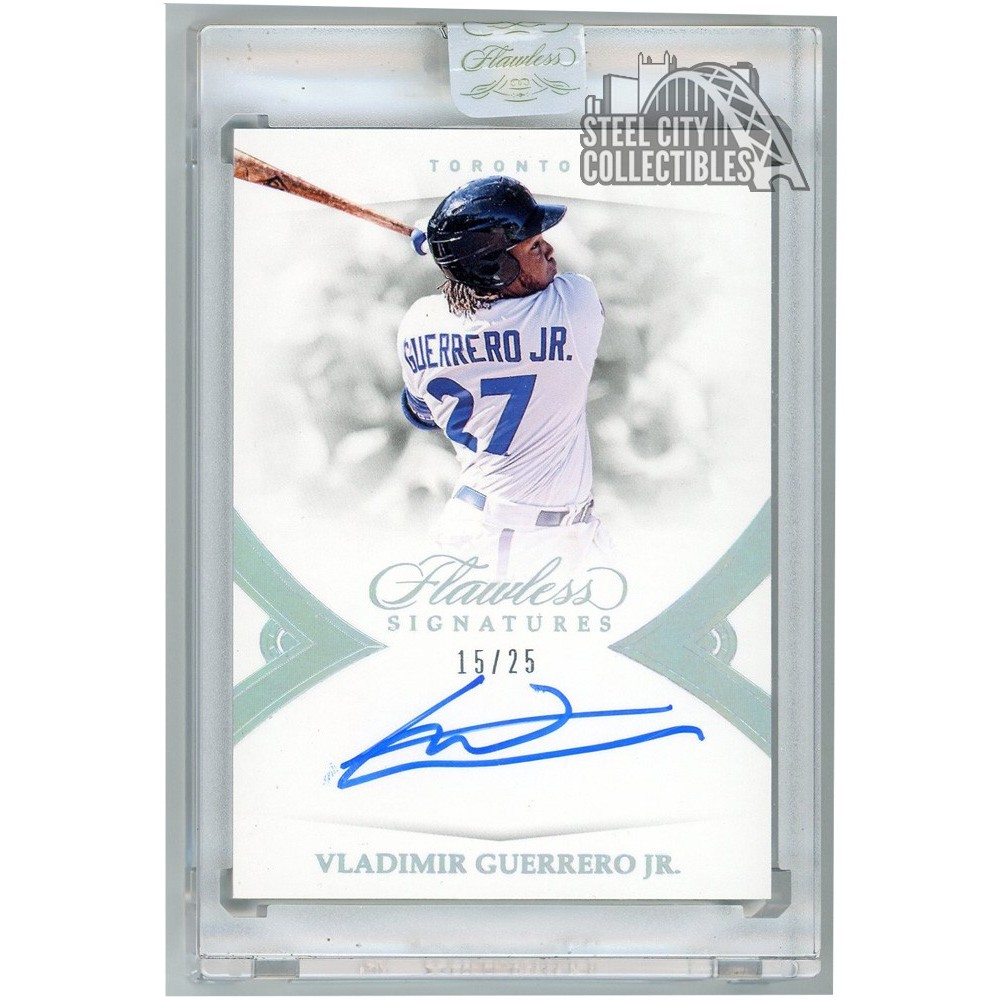 Vladimir Guerrero Jr. 2019 Panini Flawless Signatures Rookie Card