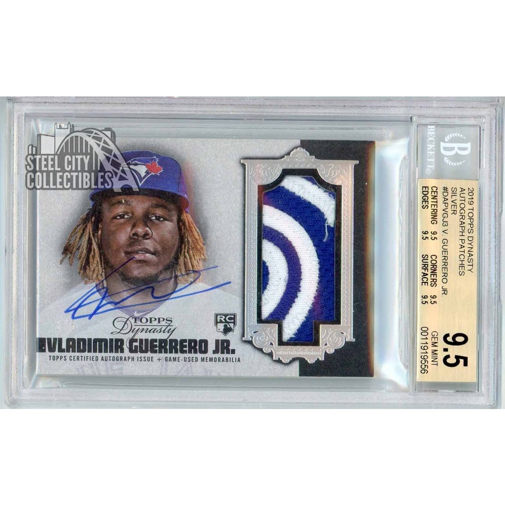 Vladimir Guerrero Jr 2019 Topps Dynasty Rookie Patch Autograph