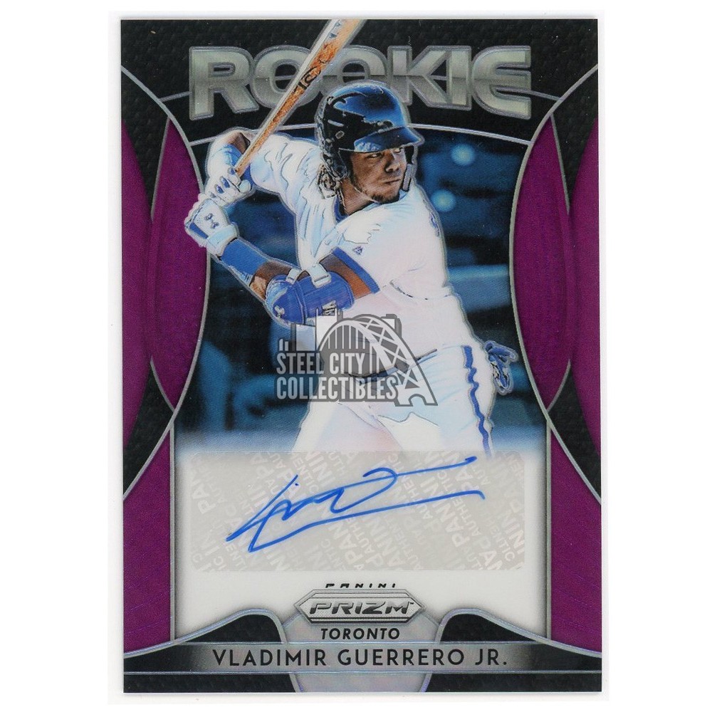 Vladimir Guerrero Jr. 2019 Panini Prizm Purple Prizm Rookie Auto