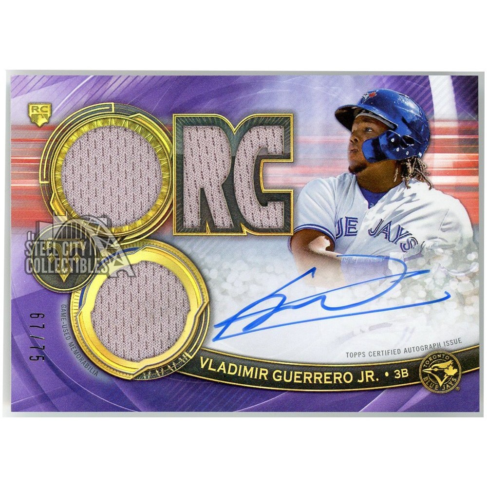 Topps Triple Threads 2019 Vladimir Guerrero Jr. relic auto /99