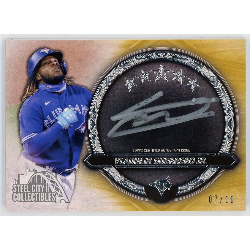 Vladimir Guerrero Jr. 2021 Topps Five Star Silver Signatures Gold