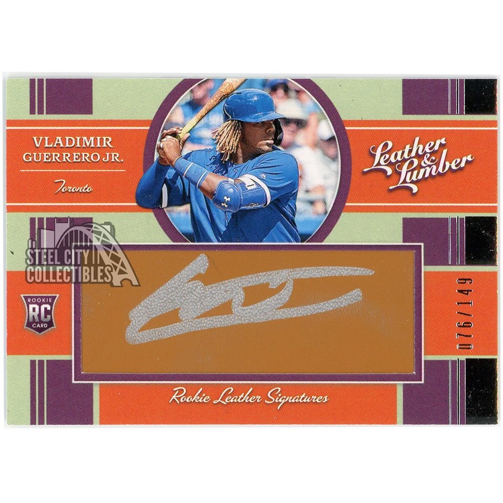 Vladimir Guerrero Jr 2019 Panini Leather & Lumber Rookie