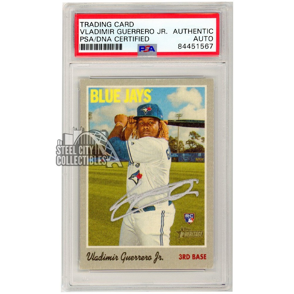 Vladimir Guerrero Jr 2019 Heritage Cloth Rookie Autograph