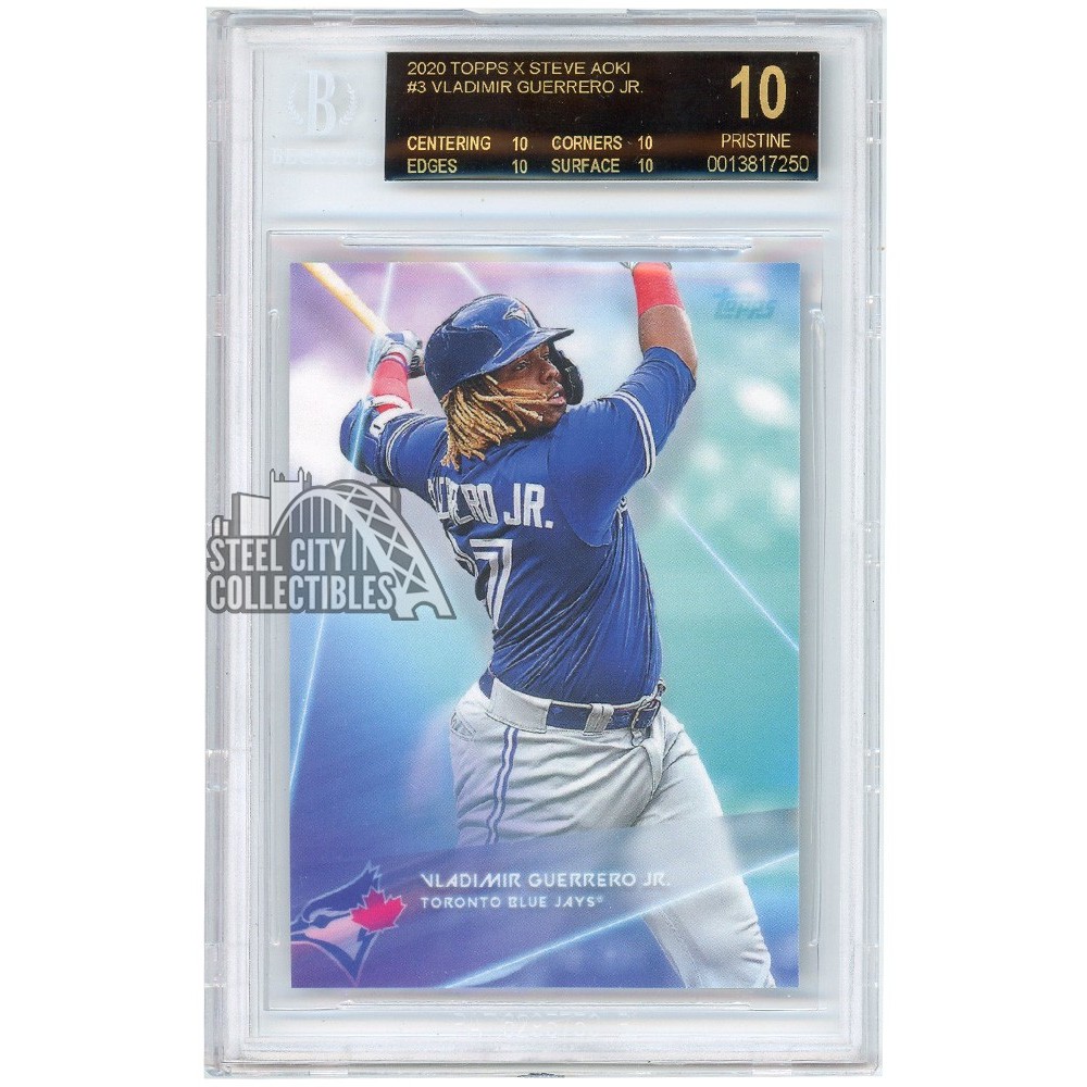 Vladimir Guerrero Jr 2020 Topps x Steve Aoki Card #3 BGS 10