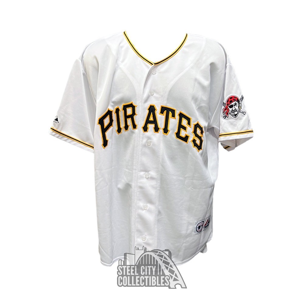 Henry Davis Autographed Pittsburgh White Majestic Replica Baseball Jersey -  BAS