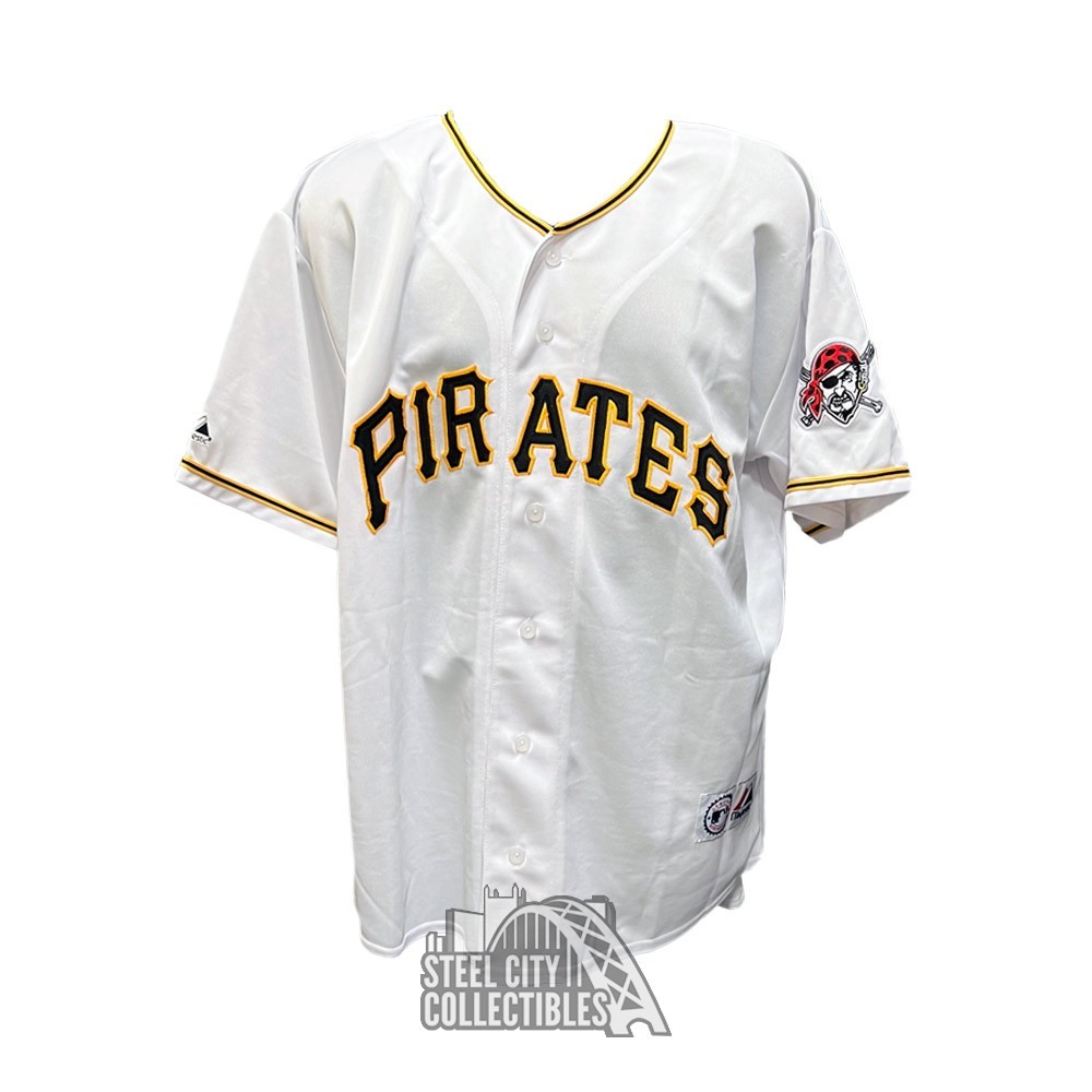 Majestic MLB Pittsburgh Pirates Baseball Replica Jersey In Black