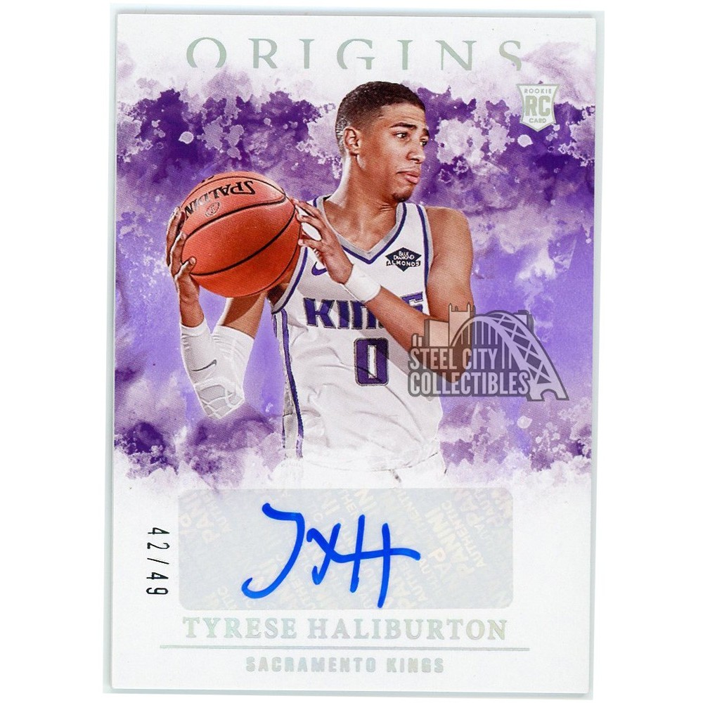 Tyrese Haliburton 2020-21 Panini Origins Purple FOTL Rookie 