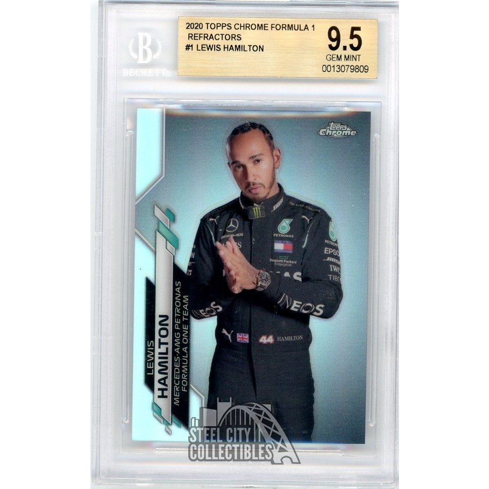 限定販売】 トレーディングカード 2020 Topps Chrome Formula Racing #144 Lewis Hamilton  Silver Refractor Hungary