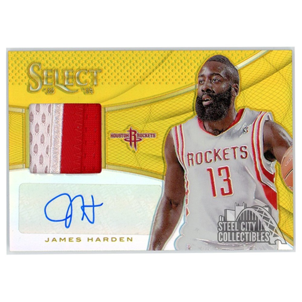 [5枚限定] James Harden Jersey Auto! 2013 Panini Select 激レア パッチサインカード NBA