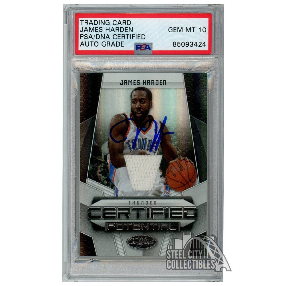 NBA James Harden Signed Trading Cards, Collectible James Harden