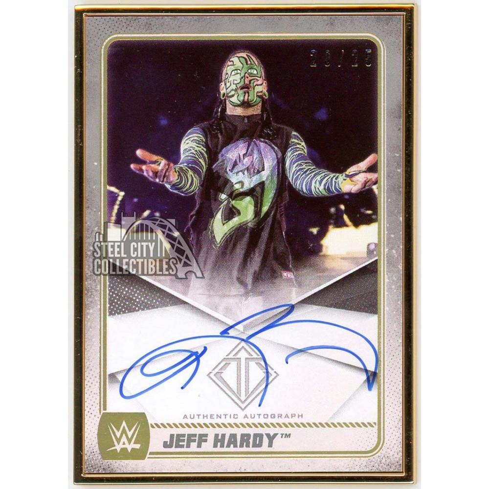 Jeff Hardy 2020 Topps Transcendent WWE Autograph Card #A-JH 20/25
