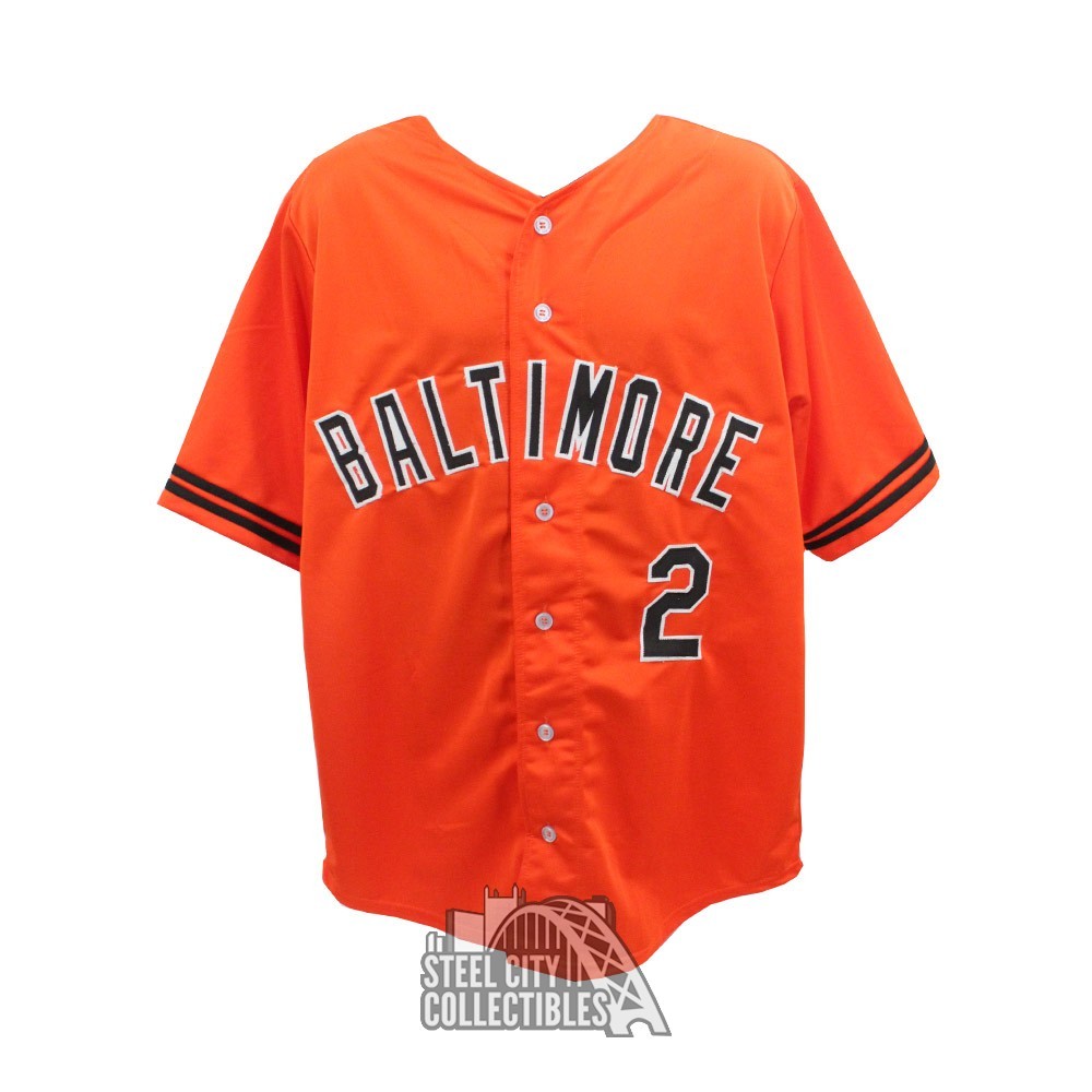 Gunnar Henderson Autographed Baltimore Custom Orange Baseball