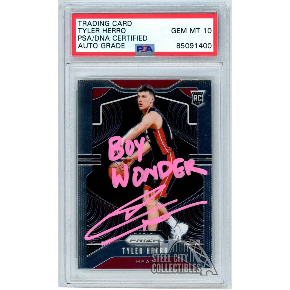 Panini prizm Tyler herro RC 149枚限定 PSA10 Tyler Herro 2019-20 Panini Prizm Rookie Auto Card PSA/DNA 10 (Pink